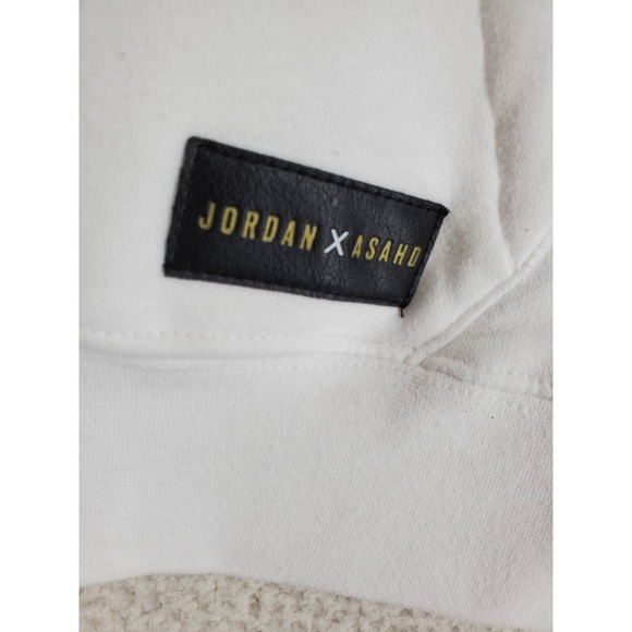 Jordan ASAHD Hoodie Sweatshirt Youth XL Ws M Embroidered All-Over Spell-Out Logo - Picture 8 of 14